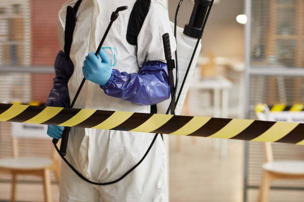 Professional Biohazard Cleanup technician working in Reesville, OH